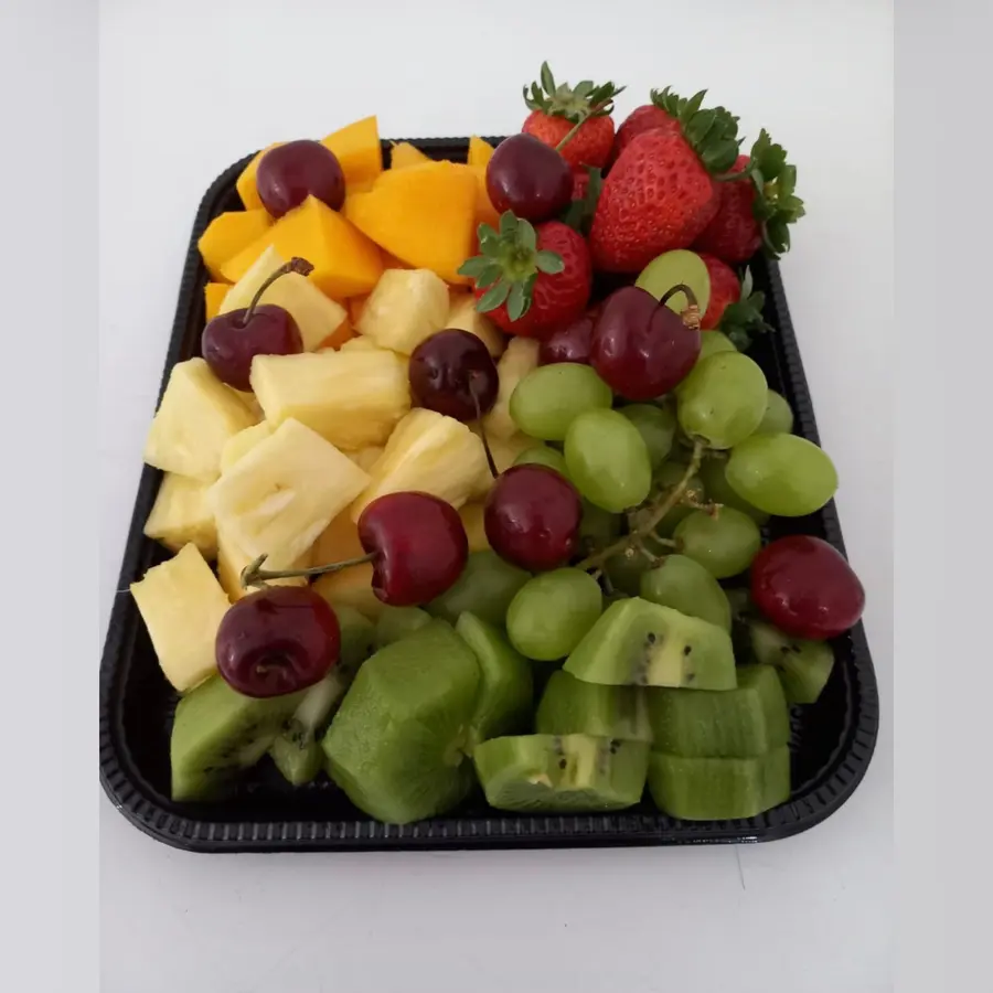 Bandeja de frutas picadas