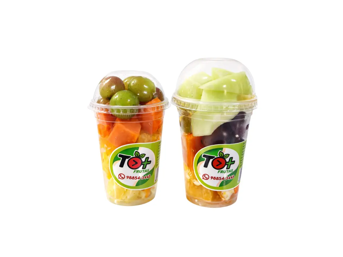Copos de frutas para revenda